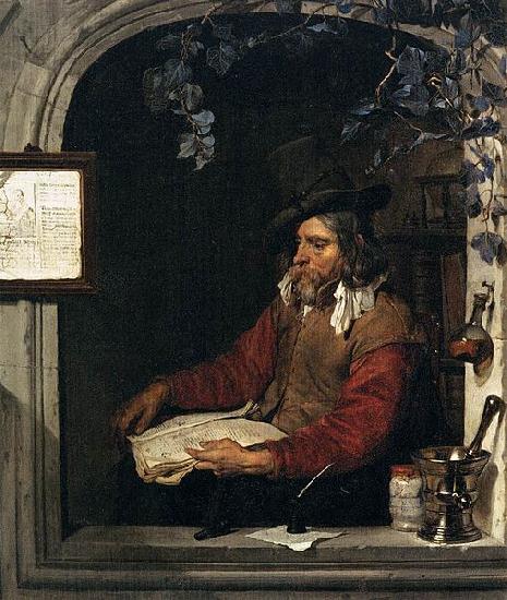 Gabriel Metsu The Apothecary oil painting image